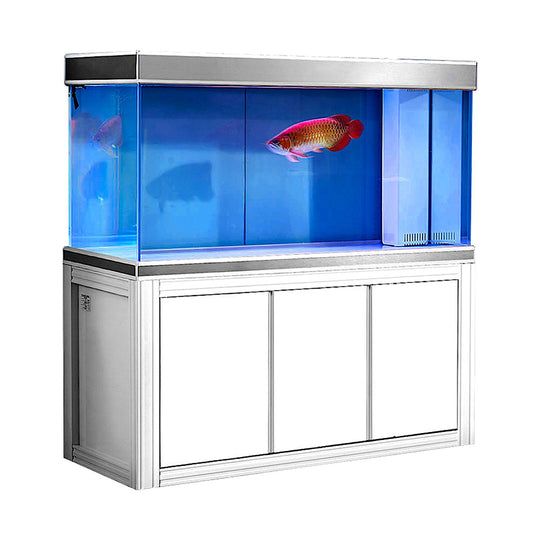 Aqua Dream Aquarium - White & Silver (200 Gallon)