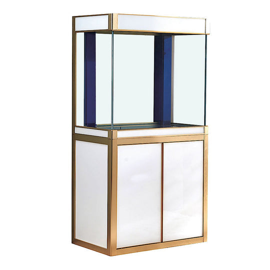 Aqua Dream Aquarium - White & Gold (100 Gallon)